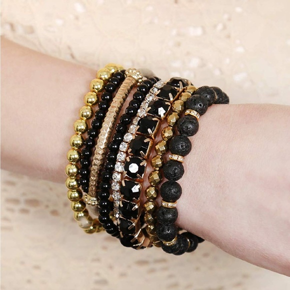Jewelry - 🆕 Bohemian Bracelet Set ~ Lava Gold